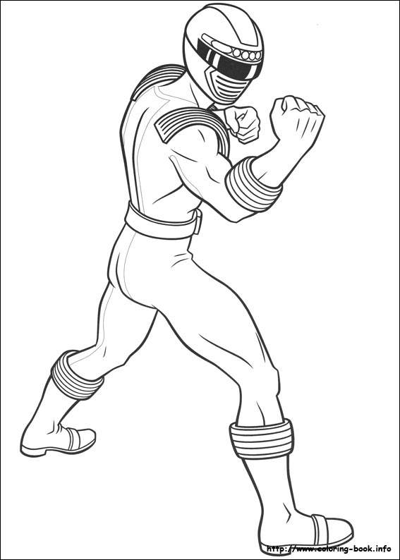 Power Rangers coloring picture